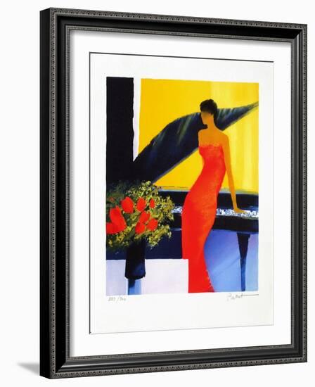 Musique Rouge-Emile Bellet-Framed Limited Edition