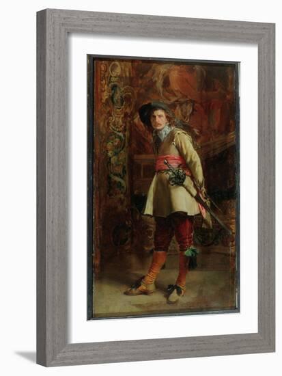 Musketeer, 1870-Jean-Louis Ernest Meissonier-Framed Giclee Print