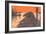 Muskrat on Dam-null-Framed Art Print