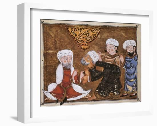 Muslim Court, 1334 A.D-null-Framed Giclee Print