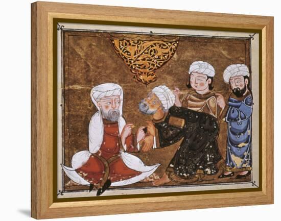 Muslim Court, 1334 A.D-null-Framed Premier Image Canvas