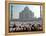 Muslim Faithful Pray at the Mosque in the Taj Mahal Complex to Celebrate Eid-Al-Fitr-null-Framed Premier Image Canvas