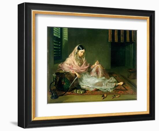 Muslim Lady Reclining, 1789-Francesco Renaldi-Framed Premium Giclee Print