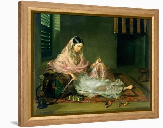 Muslim Lady Reclining, 1789-Francesco Renaldi-Framed Premier Image Canvas