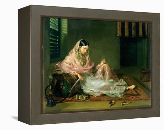 Muslim Lady Reclining, 1789-Francesco Renaldi-Framed Premier Image Canvas