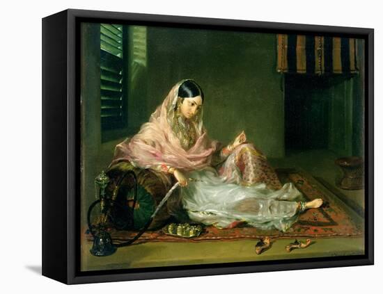 Muslim Lady Reclining, 1789-Francesco Renaldi-Framed Premier Image Canvas