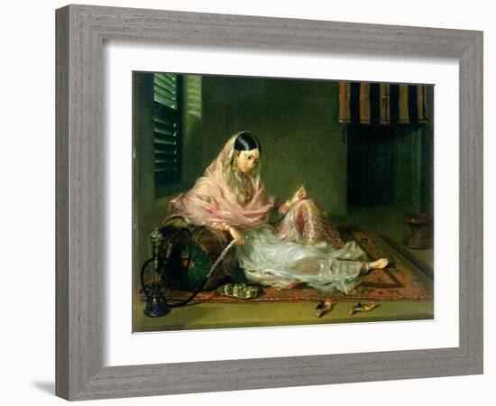 Muslim Lady Reclining, 1789-Francesco Renaldi-Framed Giclee Print