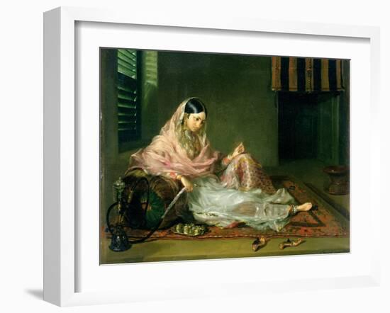 Muslim Lady Reclining, 1789-Francesco Renaldi-Framed Giclee Print