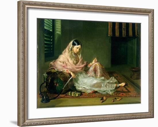 Muslim Lady Reclining, 1789-Francesco Renaldi-Framed Giclee Print