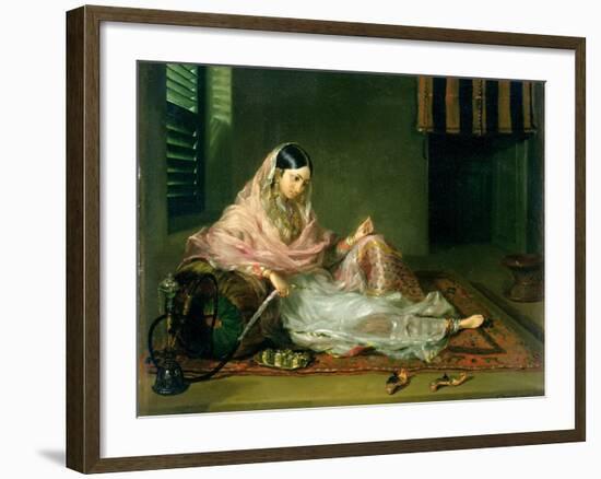 Muslim Lady Reclining, 1789-Francesco Renaldi-Framed Giclee Print