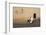 Muslim Man Dressed in White on Bicycle in Old Quarter, Medina, Marrakech, Morocco-Stephen Studd-Framed Photographic Print