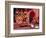 Muslim Man Walks by Wall of Moroccan Pottery, Marrakech, Morocco-John & Lisa Merrill-Framed Photographic Print