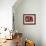 Muslim Man Walks by Wall of Moroccan Pottery, Marrakech, Morocco-John & Lisa Merrill-Framed Photographic Print displayed on a wall