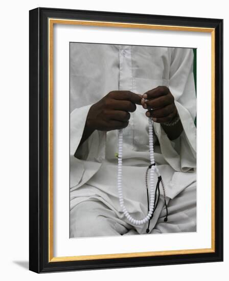 Muslim Prayer Beads, Brazzaville, Congo, Africa-Godong-Framed Photographic Print