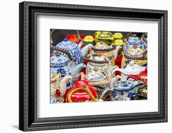 Muslim Quarter Market Xi'An, China-Michael DeFreitas-Framed Photographic Print