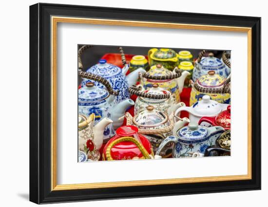 Muslim Quarter Market Xi'An, China-Michael DeFreitas-Framed Photographic Print