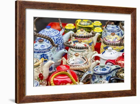 Muslim Quarter Market Xi'An, China-Michael DeFreitas-Framed Photographic Print