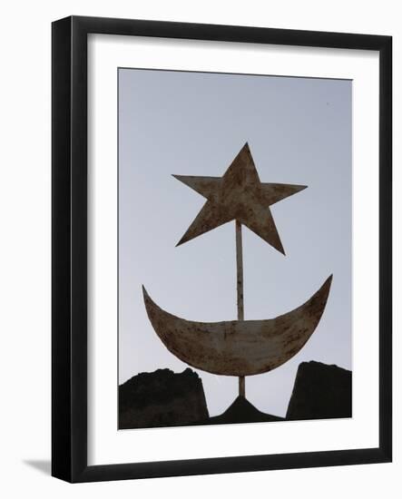 Muslim Symbols, Bamako, Mali, West Africa, Africa-null-Framed Photographic Print