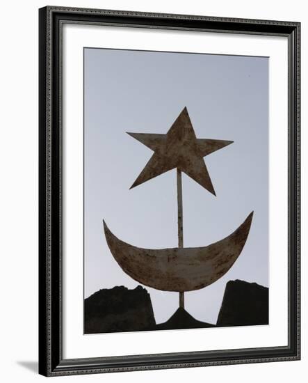 Muslim Symbols, Bamako, Mali, West Africa, Africa-null-Framed Photographic Print