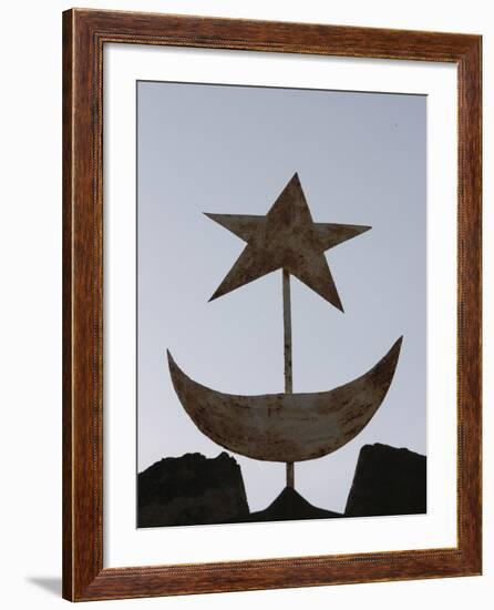 Muslim Symbols, Bamako, Mali, West Africa, Africa-null-Framed Photographic Print