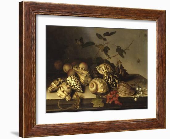 Mussels and Fruit Still-Life-Balthasar van der Ast-Framed Giclee Print