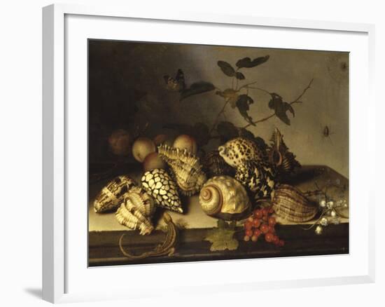 Mussels and Fruit Still-Life-Balthasar van der Ast-Framed Giclee Print