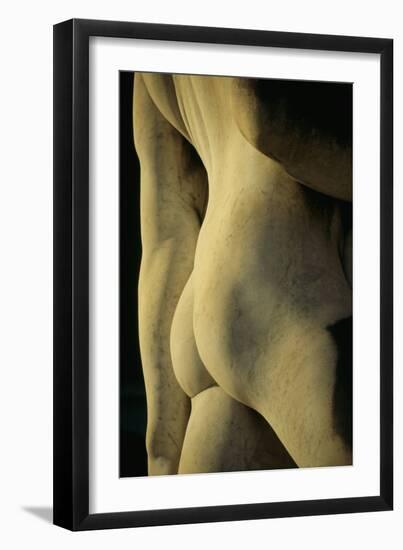 Mussolini Sports Stadium, Rome - Olympic Games 1933 - Statues - Fascist Architecture-Robert ODea-Framed Photographic Print