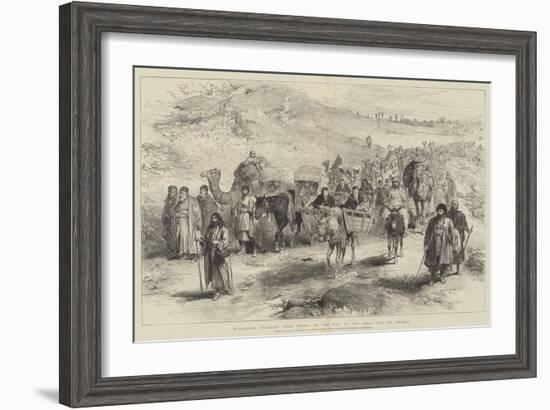 Mussulman Pilgrims from Persia on the Way to the Holy City of Meshed-William 'Crimea' Simpson-Framed Giclee Print