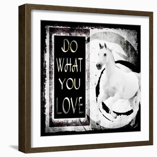 Must Love Horses - Do What You Love-LightBoxJournal-Framed Giclee Print