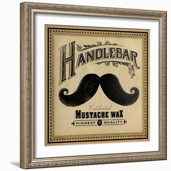 Mustache Wax-Cory Steffen-Framed Giclee Print