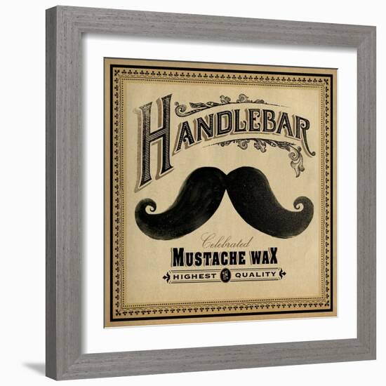 Mustache Wax-Cory Steffen-Framed Giclee Print