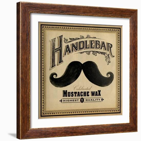 Mustache Wax-Cory Steffen-Framed Giclee Print