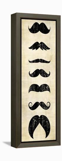 Mustache-Kristin Emery-Framed Stretched Canvas