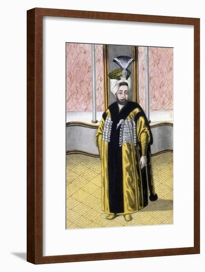 Mustafa IV, Ottoman Emperor, 1808-John Young-Framed Giclee Print