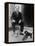 Mustafa Kemal Ataturk, President of Turkey, with His Pet Dogs, Ca. 1930-null-Framed Stretched Canvas