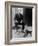 Mustafa Kemal Ataturk, President of Turkey, with His Pet Dogs, Ca. 1930-null-Framed Photo