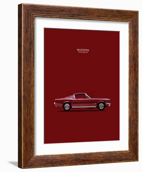 Mustang Fastback 65-Mark Rogan-Framed Premium Giclee Print