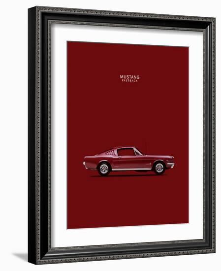 Mustang Fastback 65-Mark Rogan-Framed Premium Giclee Print