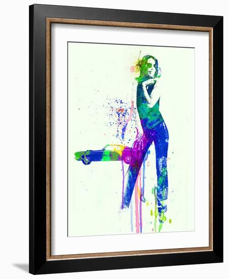 Mustang Girl 2-NaxArt-Framed Art Print