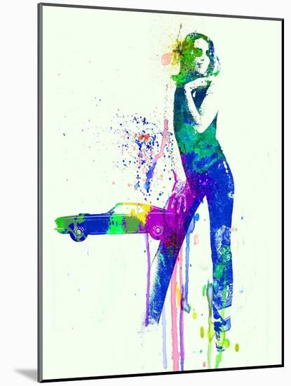 Mustang Girl 2-NaxArt-Mounted Art Print