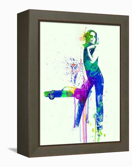 Mustang Girl 2-NaxArt-Framed Stretched Canvas