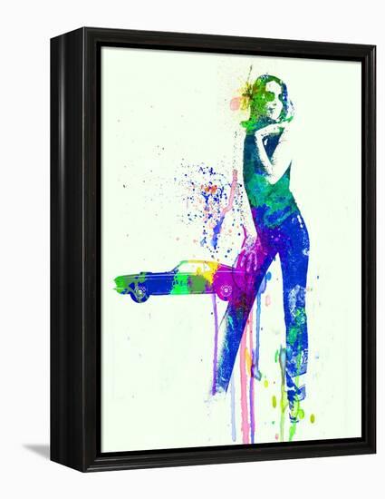 Mustang Girl 2-NaxArt-Framed Stretched Canvas