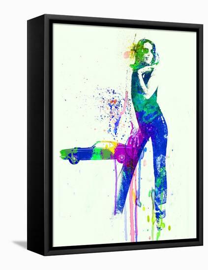 Mustang Girl 2-NaxArt-Framed Stretched Canvas