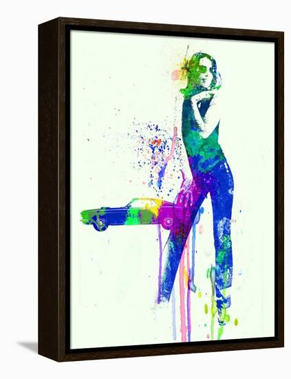 Mustang Girl 2-NaxArt-Framed Stretched Canvas