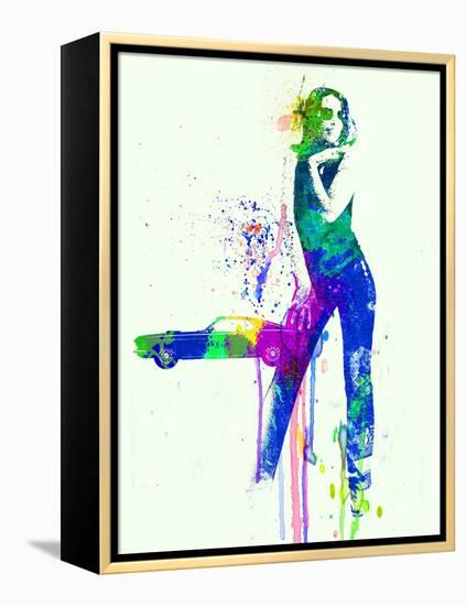 Mustang Girl 2-NaxArt-Framed Stretched Canvas