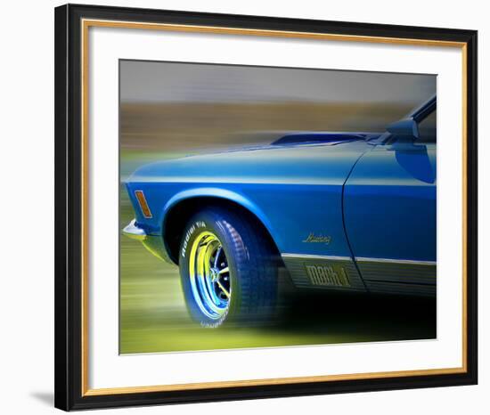 Mustang Mach One-Richard James-Framed Art Print