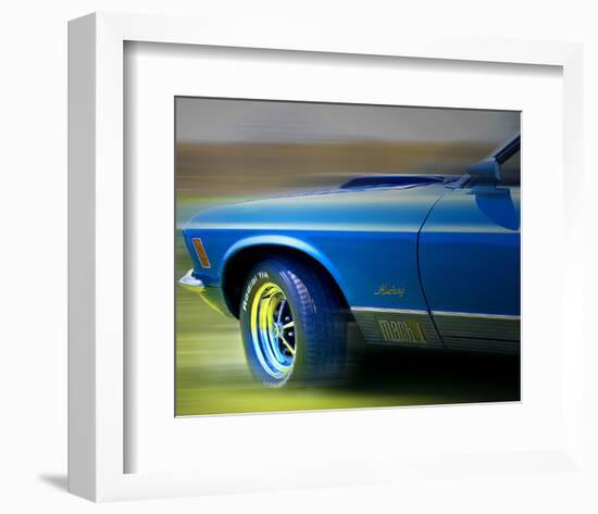 Mustang Mach One-Richard James-Framed Art Print