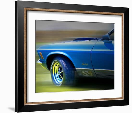 Mustang Mach One-Richard James-Framed Art Print