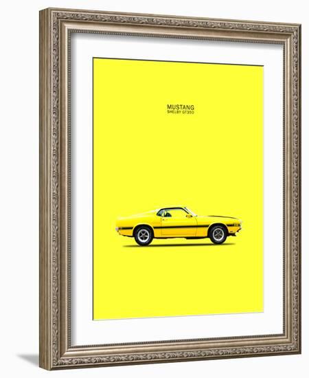 Mustang Shelby GT350 69 Yellow-Mark Rogan-Framed Art Print