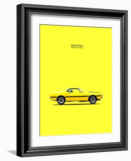 Mustang Shelby GT350 69 Yellow-Mark Rogan-Framed Art Print